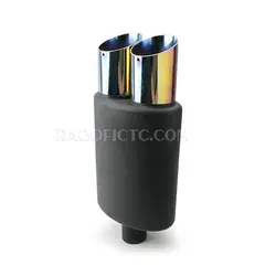 منبع اگزوز دو لول سایلنسر دار 715