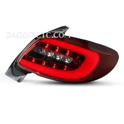 خطر عقب پژو 207 NGCO قرمز سفید