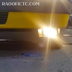 مه شکن جلو پژو 405 زرد