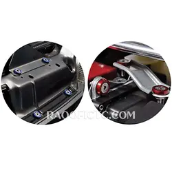 پیچ و واشر رنگی موتور