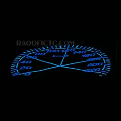 پرده اکولایزر طرح کیلومتر شمار - raoofictc لوازم اسپرت خودرو