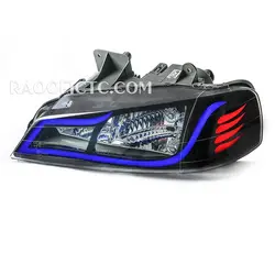 چراغ جلو پژو پارس طرح آکورد آبی