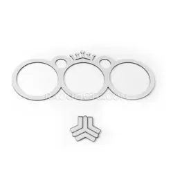 ست قاب کروم پنل تیبا