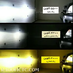 هدلایت سه رنگ
