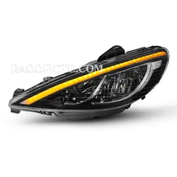 چراغ جلو پژو 206 کوپر بنفش