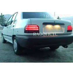 خطر عقب اسپرت پراید طرح سه لاین