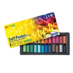 گچ پاستل نیمه مانجیو 24 رنگ مدل mungyo