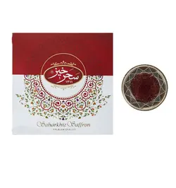 زعفران نگین سحرخیز طرح ثمین مقدار 6 گرم