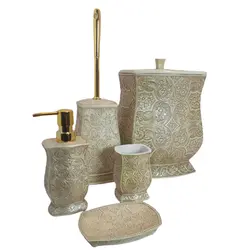 ست سرویس بهداشتی 5 پارچه رزین کوراجیو مدل 8014