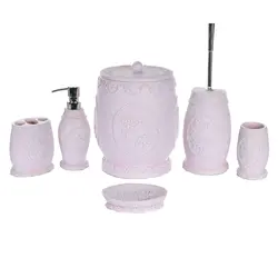 ست سرویس بهداشتی 6 پارچه کنتراست مدل 7217