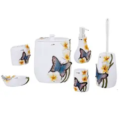 ست سرویس بهداشتی 6 پارچه کنتراست مدل 9012