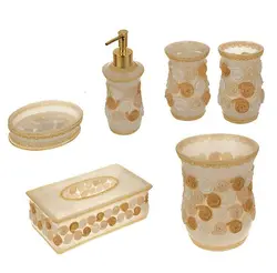 ست سرویس بهداشتی 6 پارچه مدل Flower