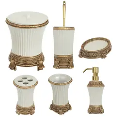 ست سرویس بهداشتی 6 پارچه نگین مدل RoyalShell کد 9611