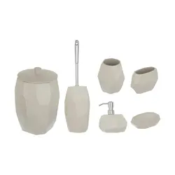 ست سرویس بهداشتی 6 پارچه نگین مدل Sahba کد 9613