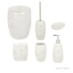 ست سرویس بهداشتی 6 پارچه نگین مدل Rosario کد VGW-9621