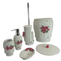 ست سرویس بهداشتی 5 پارچه رزین کوراجیو مدل 8090