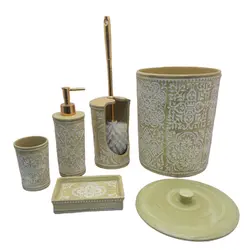 ست سرویس بهداشتی 5 پارچه رزین کوراجیو مدل 8134