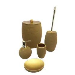 ست سرویس بهداشتی 5 پارچه رزین کوراجیو مدل 8226