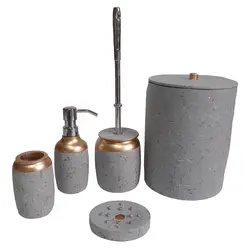 ست سرویس بهداشتی 5 تکه مدل ایلا کد 100