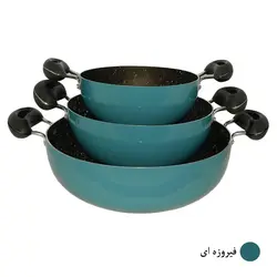 سرویس ۳ پارچه ماهیتابه مدل s12026