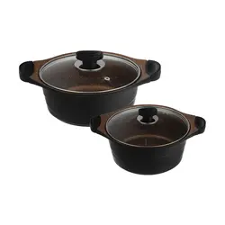 سرویس پخت ‌و پز 4 پارچه عروس مدل موج کد 012