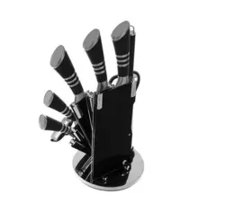 سرویس چاقو آشپزخانه 9 پارچه رومانتیک هوم مدل KH-03