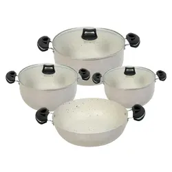 سرویس قابلمه 7 پارچه kahkeshan granite مدل setayesh