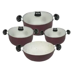 سرویس قابلمه 7 پارچه kahkeshan granite مدل setayesh