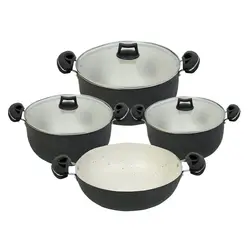 سرویس قابلمه 7 پارچه kahkeshan granite مدل setayesh