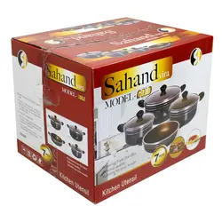 سرویس قابلمه 7 پارچه سهند مدل GOLD