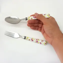 سرویس قاشق و چنگال 12 پارچه مدل رز