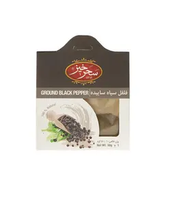 فلفل سیاه ساییده سحرخیز مقدار 50 گرم