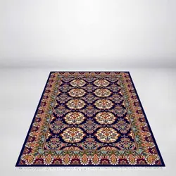 گلیم فرش ماشینی زاگرس کد 304 زمینه سرمه ای