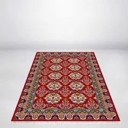 گلیم فرش ماشینی زاگرس کد 304 زمینه قرمز