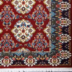گلیم فرش ماشینی زاگرس کد 304 زمینه قرمز