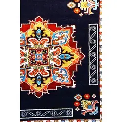 گلیم فرش ماشینی زاگرس کد 308 زمینه سرمه ای
