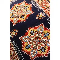 گلیم فرش ماشینی زاگرس کد 308 زمینه سرمه ای