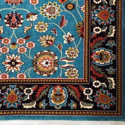 گلیم فرش ماشینی زاگرس کد 311 زمینه آبی