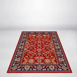 گلیم فرش ماشینی زاگرس کد 311 زمینه قرمز