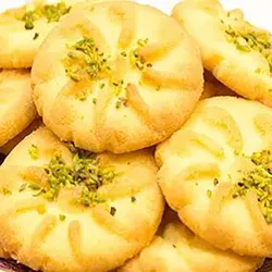 نان شکری پسته ای گلریز صفایی بسته یک کیلویی