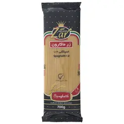 اسپاگتی قطر 1.2 زر ماکارون مقدار 700 گرم