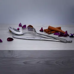 سرویس قاشق و چنگال 18 پارچه ام جی اس مدل DORTMOND(Ch)001