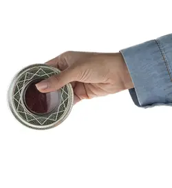 زعفران نگین سحرخیز طرح ثمین مقدار 3 گرم