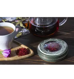 زعفران نگین سحرخیز طرح ثمین مقدار 3 گرم