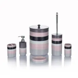 ست سرویس بهداشتی 6 پارچه رزین کوراجیو مدل D8709