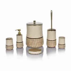 ست سرویس بهداشتی ۶ پارچه رزین کوراجیو مدل U7721