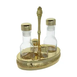 ست آبلیموخوری و نمک پاش 4 پارچه ریجنت مدل ROYAL GOLD کد H2512888