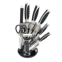ست چاقو آشپزخانه 9 پارچه رومانتیک هوم مدل RH-1