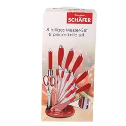 سرویس چاقو آشپزخانه 8 پارچه شفر کد 3