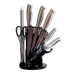 سرویس چاقو آشپزخانه 9 پارچه اف تی دی مدل S990